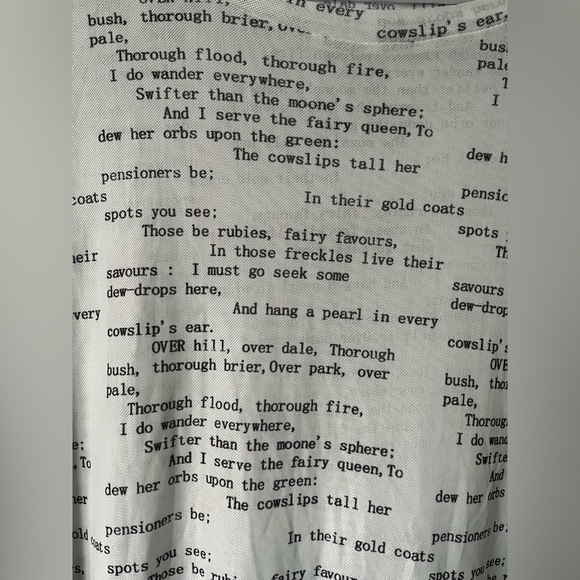 Forever 21 Shirt Women’s XL Black White Text Print Tunic Style - Picture 5 of 6